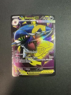 Pokemon Mega Sharpedo ex 113/094 Phantasmal Flames Ultra Rare Full Art Holo - Image 1