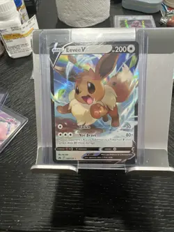 EEVEE V 108/159 POKEMON CROWN ZENITH HOLO RARE (A118) - Image 2