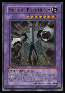 Multiple Piece Golem TDGS-EN038 Ultra Rare 1st Edition Yu-Gi-Oh - Image 1