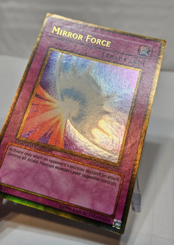 Mirror Force GLD1-EN039 Gold Rare Limited Edition Yugioh 7807 - Image 3