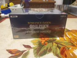 One Piece OP-01 Romance Dawn SEALED Booster Box English White Bottom - Image 2
