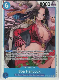 One Piece TCG Boa Hancock (051) SR 500 Years in the Future OP07-051 - Image 1