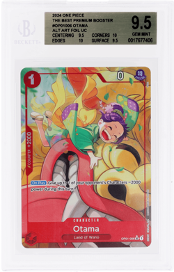 2024 One Piece the Best Premium Booster Otama Alternate Art Foil BGS 9.5 - Image 1