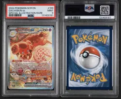 PSA 9 MINT Dachsbun ex Stellar Crown Full Art Holo Pokemon Card #169/142 - Image 3