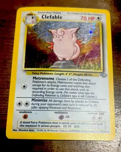 Clefable Jungle 1/64 Holo 1999 Check Sellers other Pokemon Cards - Image 1