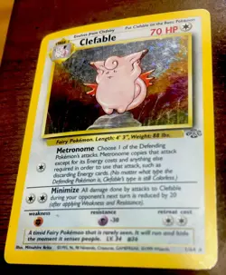 Clefable Jungle 1/64 Holo 1999 Check Sellers other Pokemon Cards - Image 2
