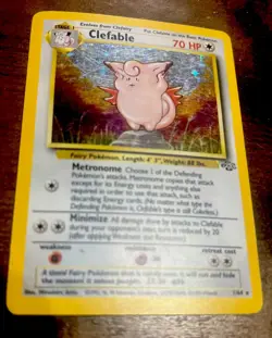 Clefable Jungle 1/64 Holo 1999 Check Sellers other Pokemon Cards - Image 3