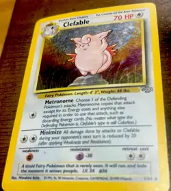 Clefable Jungle 1/64 Holo 1999 Check Sellers other Pokemon Cards - Image 4