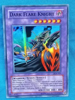 YuGiOh Cards - Dark Flare Knight - DCR-017 **Near Mint** - Image 1