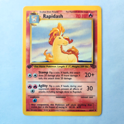 Rapidash 44/64 Pokemon TCG 1st Edition Jungle NM Vintage 1999 Card - Image 2