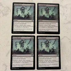Magic the Gathering MTG Dread Return Playset Of 4 Cards - Image 1