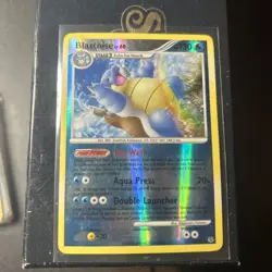 Pokemon TCG Blastoise Platinum 2/127 Reverse Holo Rare Card - Image 1