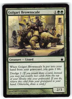 Golgari Brownscale *PLAYSET* Magic MtG x4 Ravnica MP - Image 1