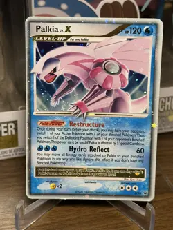 Pokemon TCG Palkia LV.X #DP18 Diamond & Pearl Black Star Promo LP/NM - Image 1