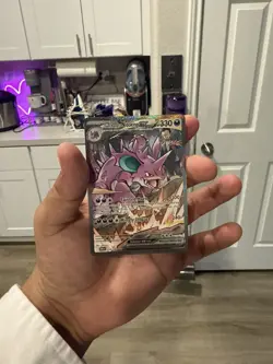 Pokemon TCG Team Rockets Nidoking EX - 233/182 Destined Rivals SIR NM - Image 1