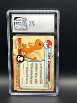 Pokemon TCG Topps 1999 Charmander Rare Card Regular Edition CGC 7.5 - Image 2