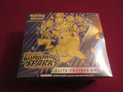 Pokemon TCG Scarlet & Violet SURGING SPARKS Elite Trainer Box FACTORY SEALED ETB - Image 1