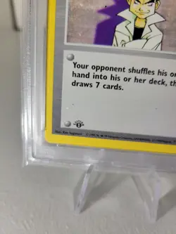 1999 Pokemon TCG Base Set FIRST EDITION Imposter Professor Oak 73/102 PSA 6 - Image 2