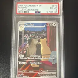 Pokemon Persian 078/064 Sv: Shrouded Fable Illustration Rare Holo PSA 6 2024 - Image 1
