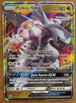 Palkia GX 101/156 SM - Ultra Prism Pokemon Card NM - Image 3