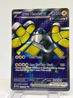 Pokemon TCG: Iron Hands ex (223/182) Ultra Rare -- SV: Paradox Rift - Image 1
