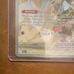 Pokemon TCG Lillie's Ribombee Holo Illustration Rare Sv09 164/159 - Image 2