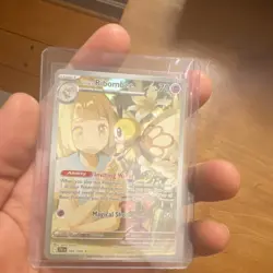 Pokemon TCG Lillie's Ribombee Holo Illustration Rare Sv09 164/159 - Image 3