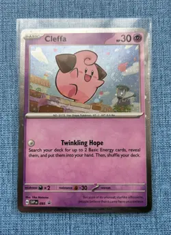 Cleffa - PROMO 095 - Temporal Forces - Pokemon TCG - Image 1