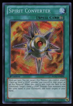 Spirit Converter REDU-EN099 Secret Rare 1st Edition Yu-Gi-Oh - Image 1