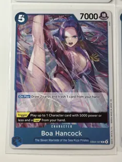Boa Hancock EB04-027 Assure Sea’s Seven 4 Foil Card Play Set Lot One Piece - Image 4