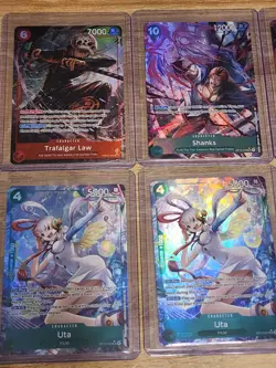One Piece TCG English Lot Of 6 Alt Art Cards - Image 2