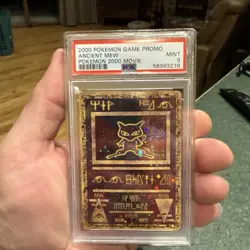 Ancient Mew Pokemon TCG 2000 Movie Promo Card PSA 9 Mint Condition - Image 1