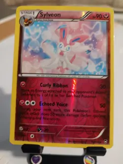 Rare Sylveon 72/111 Pokemon Card - Furious Fists - Image 2