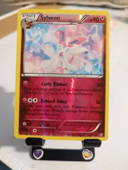 Rare Sylveon 72/111 Pokemon Card - Furious Fists - Image 3