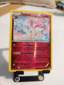 Rare Sylveon 72/111 Pokemon Card - Furious Fists - Image 4