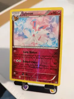 Rare Sylveon 72/111 Pokemon Card - Furious Fists - Image 5