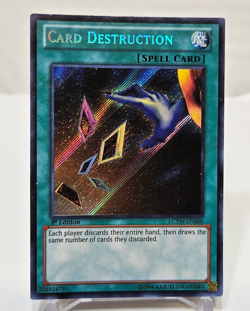 Card Destruction LCYW-EN060 Secret Rare 1st Edition Yugioh 7986 - Image 1