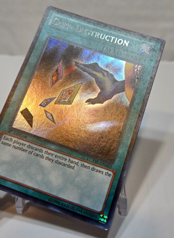 Card Destruction LCYW-EN060 Secret Rare 1st Edition Yugioh 7986 - Image 2