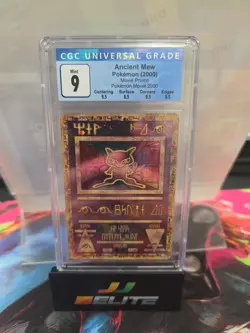 ANCIENT MEW Holo Rare 2000 Movie Promo Pokemon Card CGC 9 MINT - Image 1
