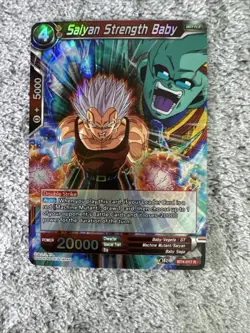 Dragon Ball Super Card - SAIYAN STRENGTH BABY Battle BT4-017 R Foil - Image 3
