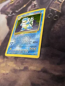 Blastoise Base Set 002/102 Shadowless Unlimited Edition Holo Card LP - Image 3