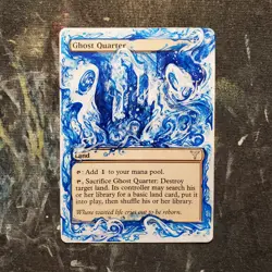 MTG Alter - Ghost Quarter by RockyAlters - Image 1
