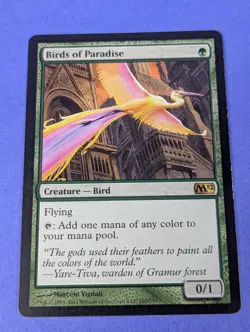 MTG Magic: Magic 2012: Birds of Paradise #165/249 Rare - LP - Image 1