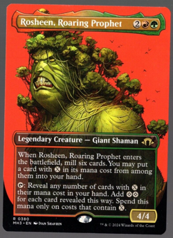 Rosheen, Roaring Prophet 0380 Borderless Non Foil Rare MH3 Near Mint - Image 1