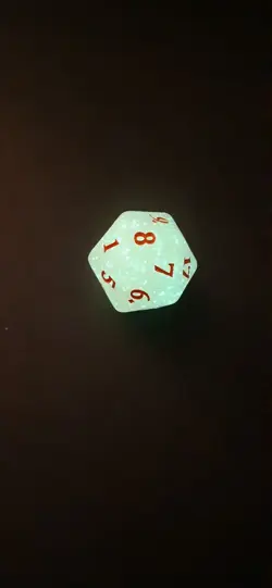 Dice - MTG - Oversized Spindown D20 Innistrad: Midnight Hunt Glow-in-the-dark - Image 3