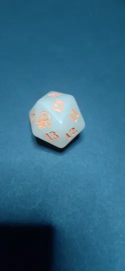 Dice - MTG - Oversized Spindown D20 Innistrad: Midnight Hunt Glow-in-the-dark - Image 4