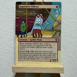 Impulsive Pilferer - SpongeBob Pie Bomb - Painted Alter - Commander Legends - Image 1