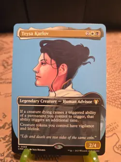 MTG Teysa Karlov Commander Masters Regular Borderless Rare NM - Image 1