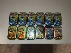 Pokemon TCG Scarlet & Violet Prismatic Evolutions Sealed Mini Tin Lot Of 12 - Image 2