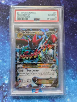 Mega Scizor EX #77 Gem Mint PSA 10 XY Breakpoint 2016 Low Pop Pokemon TCG - Image 3